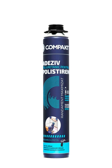 Adeziv poliuretanic polistiren Pistol Compakt 750ml